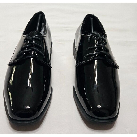New Joseph & Feiss Men's Black Wedding Formal Tuxedo Dress Shoes NWT - Picture 4 of 11